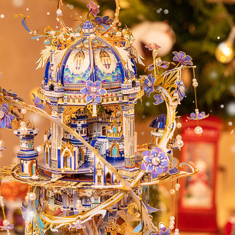  Mô Hình Kim Loại Lắp Ráp 3D MU Romeo và Juliet (331 mảnh, Đế Mica Màu, Có LED, Có Chuyển Động) YM-N133 – MP1262 