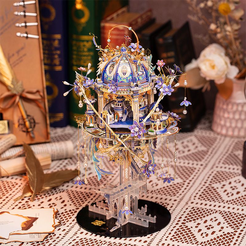  Mô Hình Kim Loại Lắp Ráp 3D MU Romeo và Juliet (331 mảnh, Đế Mica Màu, Có LED, Có Chuyển Động) YM-N133 – MP1262 