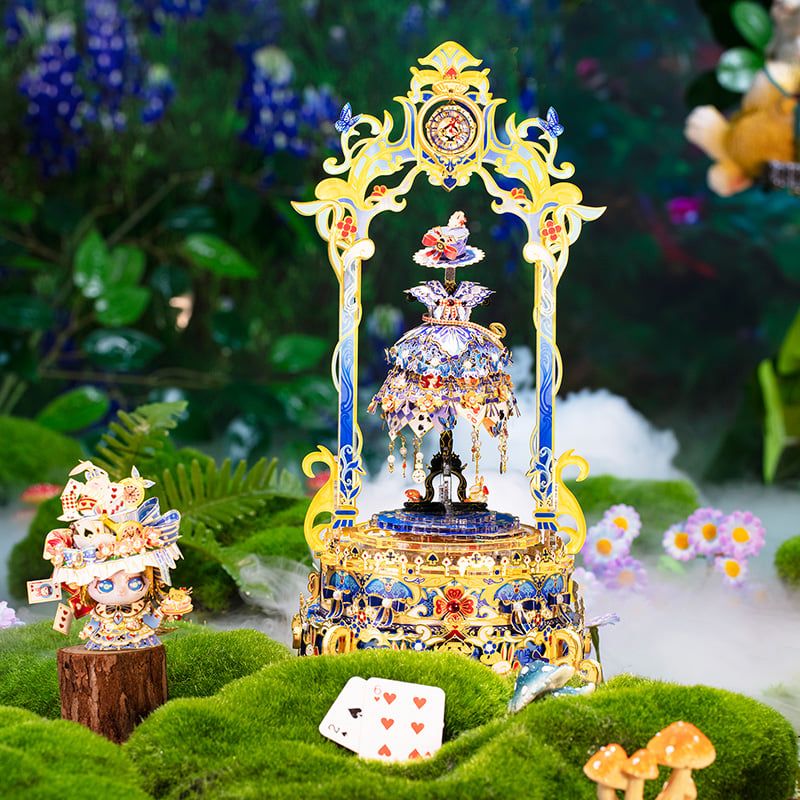  Mô Hình Kim Loại Lắp Ráp 3D MU Cuộc Phiêu Lưu Của Alice (206 mảnh, Đế Mica Màu, Có Chuyển Động, Alice's Adventure) YM-N135 – MP1263 