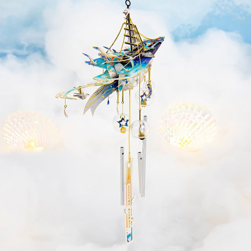  Mô Hình Kim Loại 3D Lắp Ráp MU Ngự Phong Linh Thừa Phong Phá Lãng (83 mảnh, Windchime Brave the Wind and the Waves) YM-N141-A – MP1291 