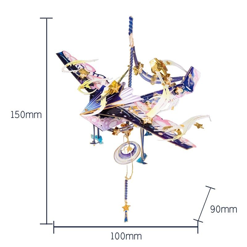  Mô Hình Kim Loại 3D Lắp Ráp MU Ngự Phong Linh Nhật Tân Nguyệt Dị (102 mảnh, Windchime Keep On Changing Everyday) YM-N141-C – MP1293 