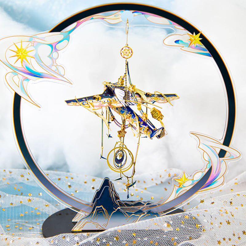 Mô Hình Kim Loại 3D Lắp Ráp MU Ngự Phong Linh Nhật Tân Nguyệt Dị (102 mảnh, Windchime Keep On Changing Everyday) YM-N141-C – MP1293 