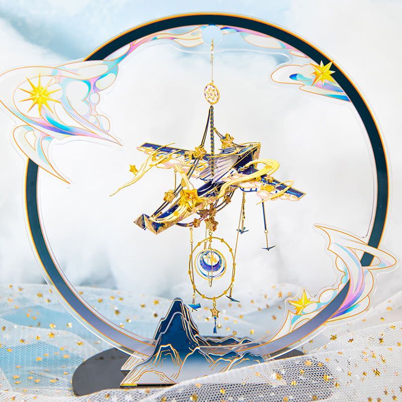  Mô Hình Kim Loại 3D Lắp Ráp MU Ngự Phong Linh Nhật Tân Nguyệt Dị (102 mảnh, Windchime Keep On Changing Everyday) YM-N141-C – MP1293 