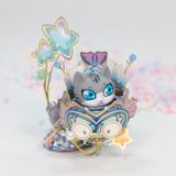  Mô Hình Kim Loại Lắp Ráp 3D MU Mèo Đội Mũ Cá Nhỏ (55 mảnh, Cat Beauty) YM-N146-B – MP1275 