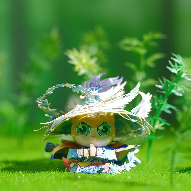  Mô Hình Kim Loại Lắp Ráp 3D MU Mèo Hiệp Sĩ Hào Hiệp (41 mảnh, The Gallant Knight) YM-N146-C – MP1272 