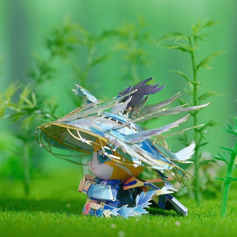  Mô Hình Kim Loại Lắp Ráp 3D MU Mèo Hiệp Sĩ Hào Hiệp (41 mảnh, The Gallant Knight) YM-N146-C – MP1272 