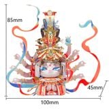  Mô Hình Kim Loại Lắp Ráp 3D MU Mèo Nghìn Tay (63 mảnh, Cat Thousand Hands) YM-N146-E – MP1273 