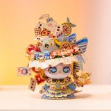 Mô Hình Kim Loại Lắp Ráp 3D MU Mèo Alice (74 mảnh, Alice Figure Cat) YM-N146-L – MP1251 