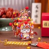  Mô Hình Kim Loại Lắp Ráp 3D MU Mèo Thần Tài (78 mảnh, The God of Wealth Kitty) YM-N146-P – MP1256 