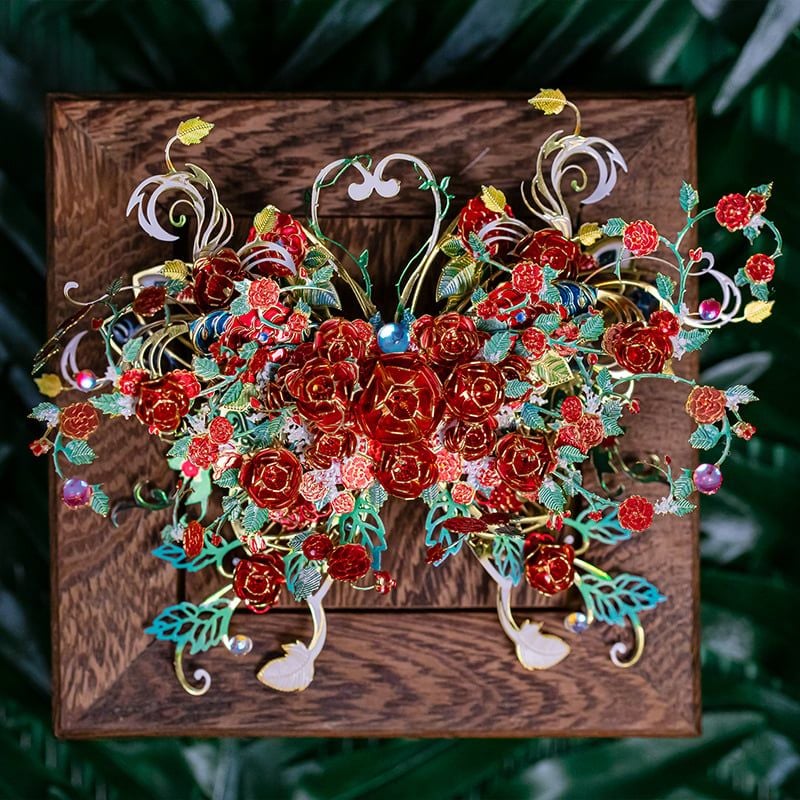  Mô Hình Kim Loại Lắp Ráp 3D MU Xuân Hiểu Hồ Điệp (107 mảnh, Butterfly Spring Dawn) YM-N149-A – MP1286 