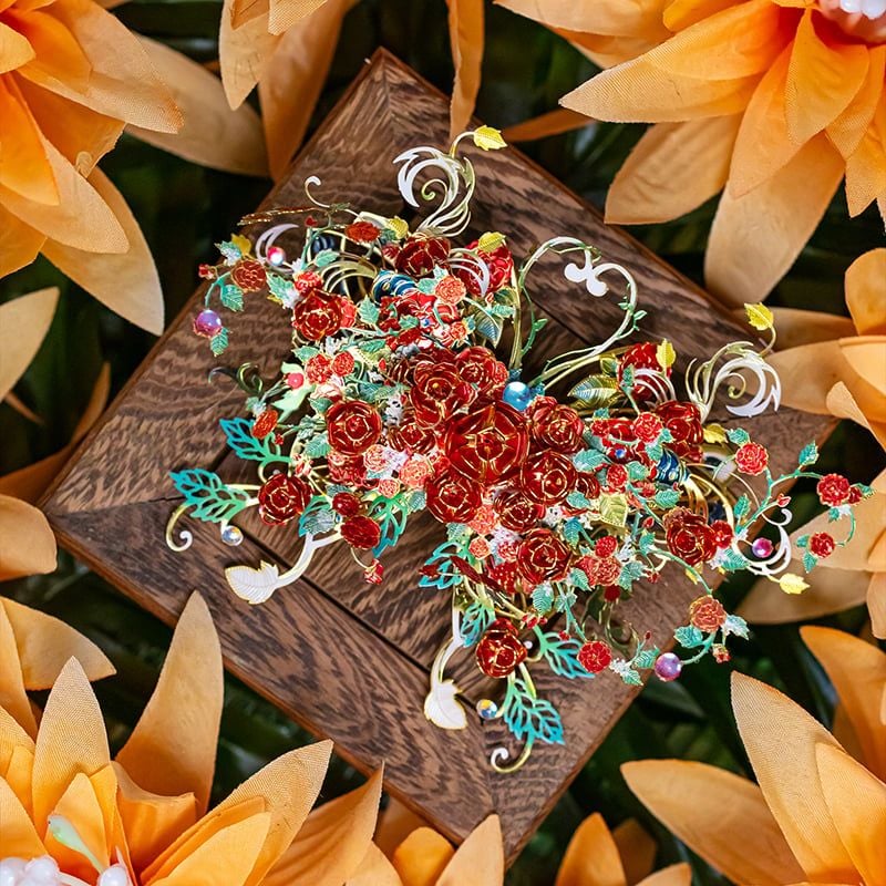  Mô Hình Kim Loại Lắp Ráp 3D MU Xuân Hiểu Hồ Điệp (107 mảnh, Butterfly Spring Dawn) YM-N149-A – MP1286 