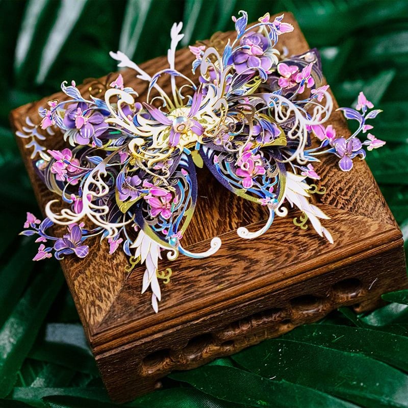  Mô Hình Kim Loại Lắp Ráp 3D MU Nghê Ca Hồ Điệp (60 mảnh, Butterfly Nige) YM-N149-B – MP1287 