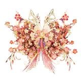  Mô Hình Kim Loại Lắp Ráp 3D MU Phương Phi Hồ Điệp (139 mảnh, Butterfly Rain of Flowers) YM-N149-E – MP1290 