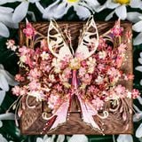  Mô Hình Kim Loại Lắp Ráp 3D MU Phương Phi Hồ Điệp (139 mảnh, Butterfly Rain of Flowers) YM-N149-E – MP1290 