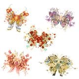  Mô Hình Kim Loại Lắp Ráp 3D MU Phương Phi Hồ Điệp (139 mảnh, Butterfly Rain of Flowers) YM-N149-E – MP1290 