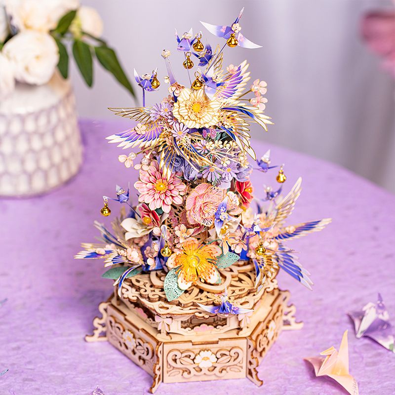  Mô Hình Gỗ Kim Loại Lắp Ráp 3D MU Túy Hoa Gian (396 mảnh, Có Chuyển Động, The Feast of Flower) YM-N152 – MP1267 