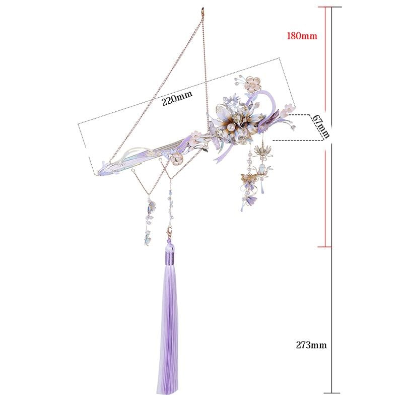  Mô Hình Kim Loại Lắp Ráp 3D MU Trâm Trung Kiếm Tử Kinh (118 mảnh, Redbud Hairpin in Sword) YM-N153-A – MP1277 