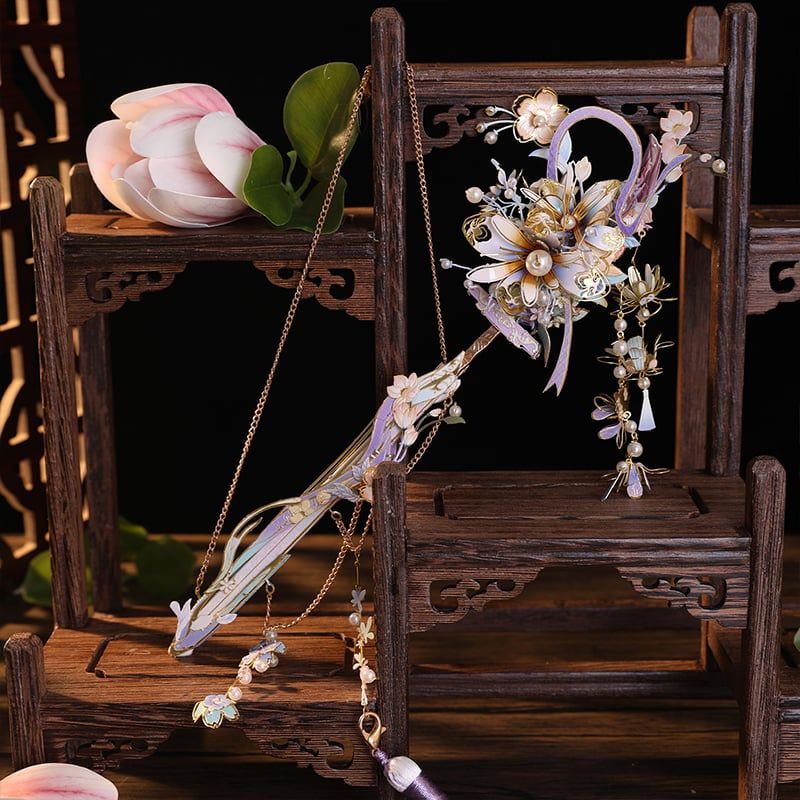  Mô Hình Kim Loại Lắp Ráp 3D MU Trâm Trung Kiếm Tử Kinh (118 mảnh, Redbud Hairpin in Sword) YM-N153-A – MP1277 