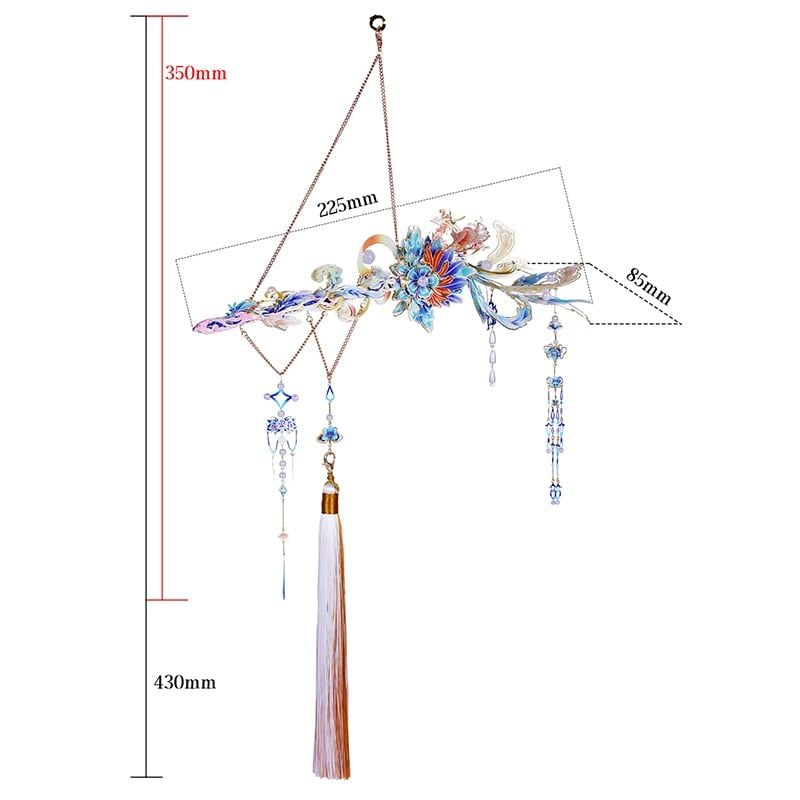  Mô Hình Kim Loại Lắp Ráp 3D MU Trâm Trung Kiếm Thanh Phượng (127 mảnh, Phoenix Hairpin in Sword) YM-N153-B – MP1278 