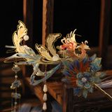  Mô Hình Kim Loại Lắp Ráp 3D MU Trâm Trung Kiếm Thanh Phượng (127 mảnh, Phoenix Hairpin in Sword) YM-N153-B – MP1278 
