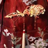  Mô Hình Kim Loại Lắp Ráp 3D MU Trâm Trung Kiếm Bạch Quả (117 mảnh, Ginkgo Hairpin in Sword) YM-N153-C – MP1279 
