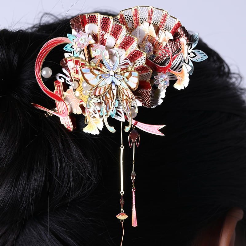  Mô Hình Kim Loại Lắp Ráp 3D MU Trâm Trung Kiếm Bạch Quả (117 mảnh, Ginkgo Hairpin in Sword) YM-N153-C – MP1279 
