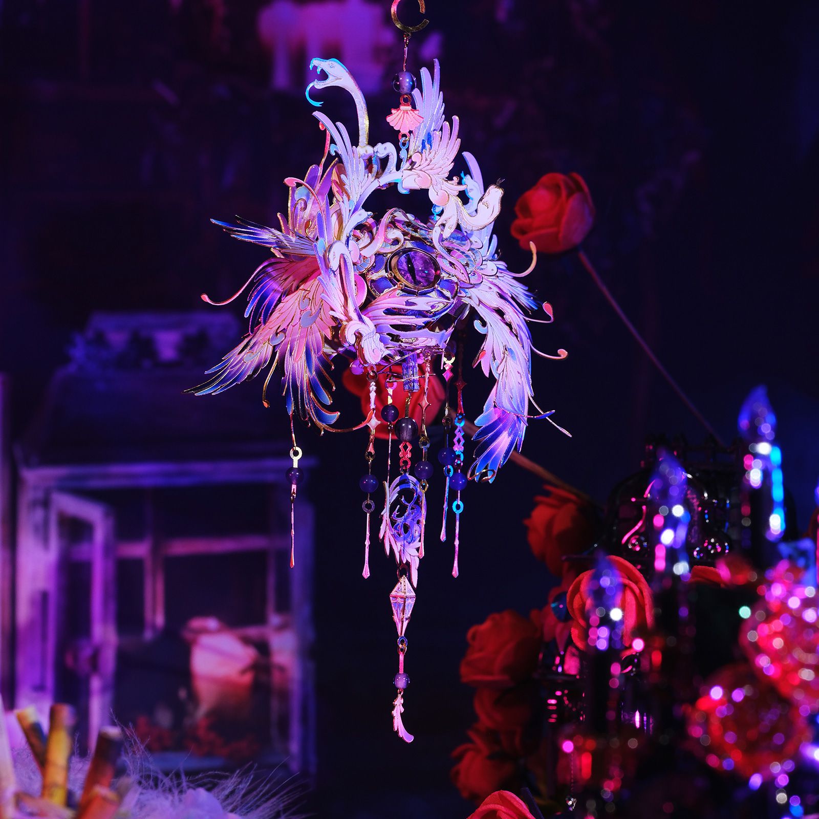  Mô Hình Kim Loại Lắp Ráp 3D MU Con Mắt Của Medusa (68 mảnh, Eye of Medusa) YM-N157-B – MP1246 