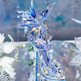  Mô Hình Kim Loại Lắp Ráp 3D MU Chiếc Giày Lọ Lem (158 mảnh, Shoe of Cinderella) YM-N165-B – MP1244 