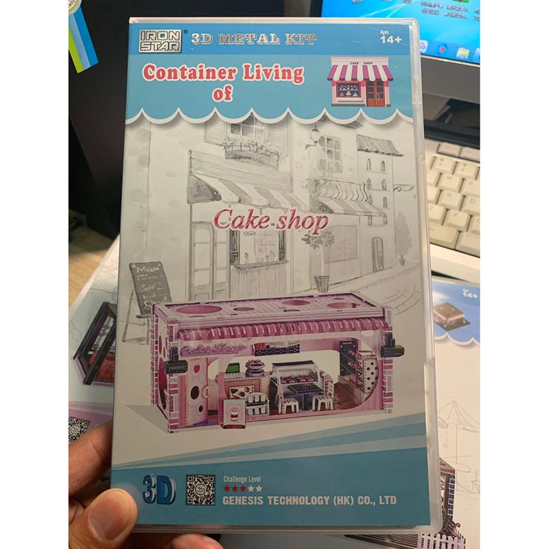  Mô Hình Kim Loại Lắp Ráp 3D Metal Works Cake Shop (35 mảnh) – MP741 