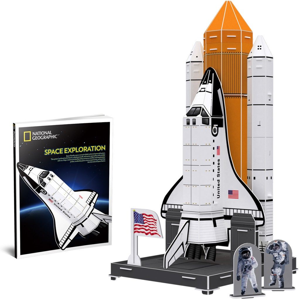  Mô Hình Giấy 3D Lắp Ráp CubicFun Space Explore (65 mảnh, National Geographic) DS0970h - PP051 