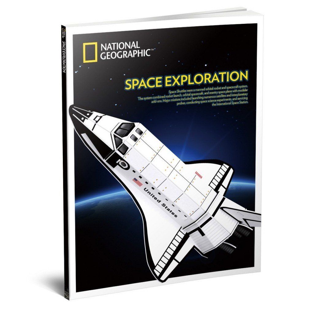  Mô Hình Giấy 3D Lắp Ráp CubicFun Space Explore (65 mảnh, National Geographic) DS0970h - PP051 