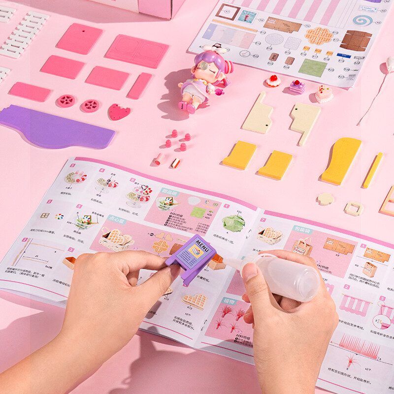  Mô Hình Gỗ 3D Lắp Ráp ROBOTIME Rolife Nhà Tí Hon (130 mảnh, Nancy's Candy DG151 - WP232 