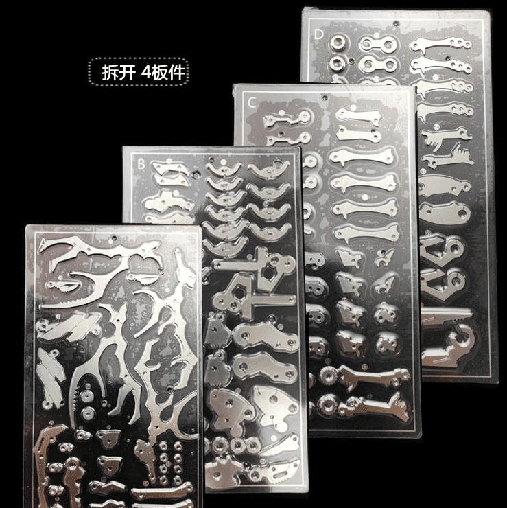  Mô Hình Kim Loại Lắp Ráp 3D Steel Warcraft Con Rồng (15 mảnh, The Dragon) – SW035 