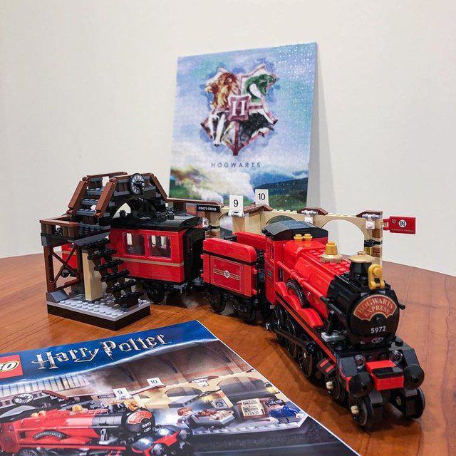  Mô Hình Nhựa 3D Lắp Ráp OEM Harry Potter Tàu Hogwarts Express (801 mảnh) 6060 - LG0135 