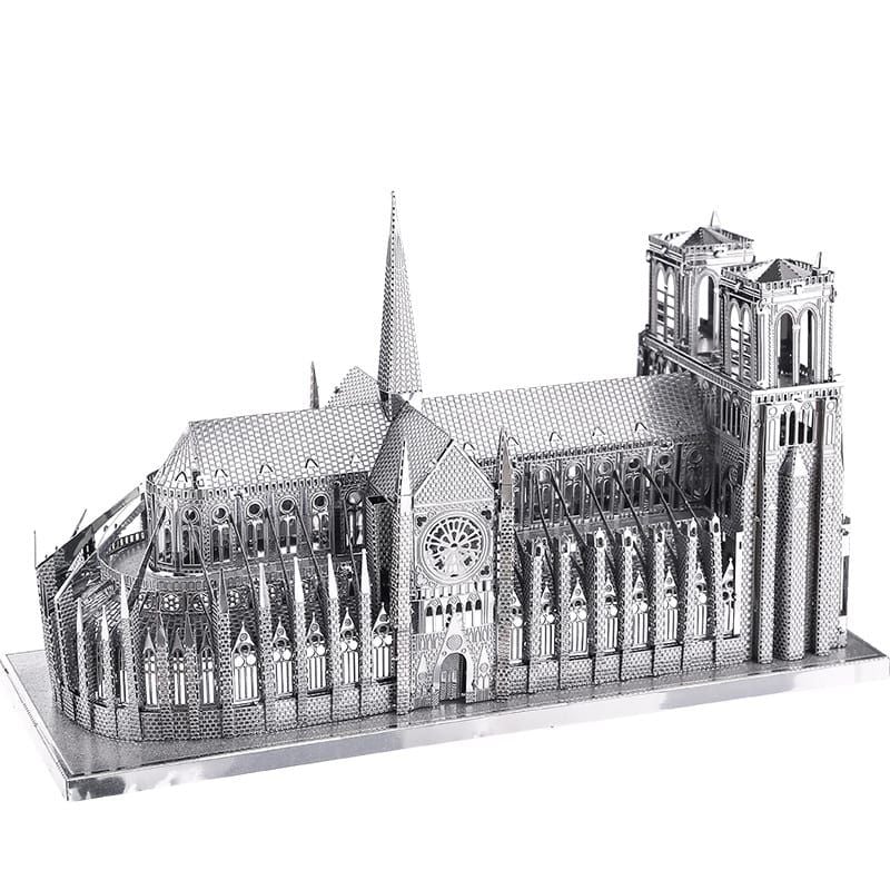 Mô Hình Kim Loại Lắp Ráp 3D Piececool Nhà Thờ Đức Bà (114 mảnh, Notre Dame De Paris) P016-S – MP384 