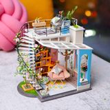  Mô Hình Gỗ 3D Lắp Ráp ROBOTIME DIY Dollhouse Nhà Tí Hon (340 mảnh, Dora's Loft) DG12 - WP156 