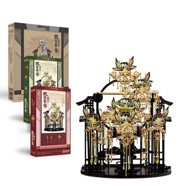  Mô Hình Kim Loại 3D Lắp Ráp Piececool Trang Sức Hoàng Cung (852 mảnh, Jewelry of the Imperial Palace) P244-GR, P245-GR - MP1131 