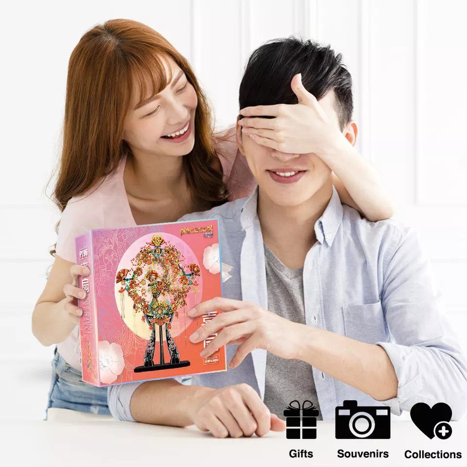  Mô Hình Kim Loại 3D Lắp Ráp Piececool Hỷ Phiến (510 mảnh, Xi Fan) HP196-RG – MP1120 