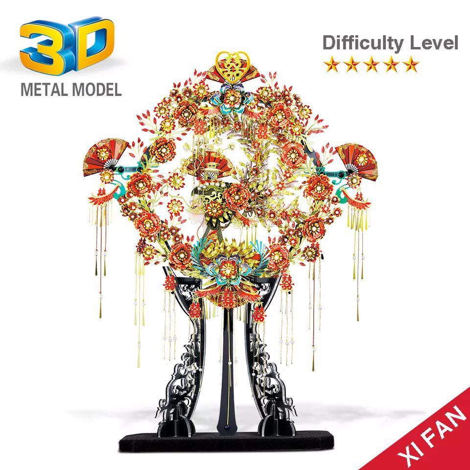  Mô Hình Kim Loại 3D Lắp Ráp Piececool Hỷ Phiến (510 mảnh, Xi Fan) HP196-RG – MP1120 