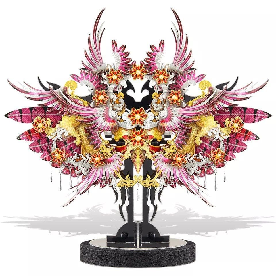  Mô Hình Kim Loại 3D Lắp Ráp Piececool Mặt Nạ Flamingo (107 mảnh, Mask) HP256-GR - MP1139 