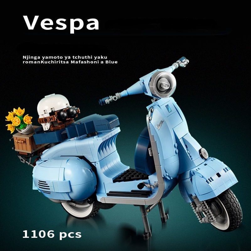  Mô Hình Nhựa 3D Lắp Ráp Xe Vespa 125cc Cổ Điển 65566 (1106 mảnh) - LG0067 