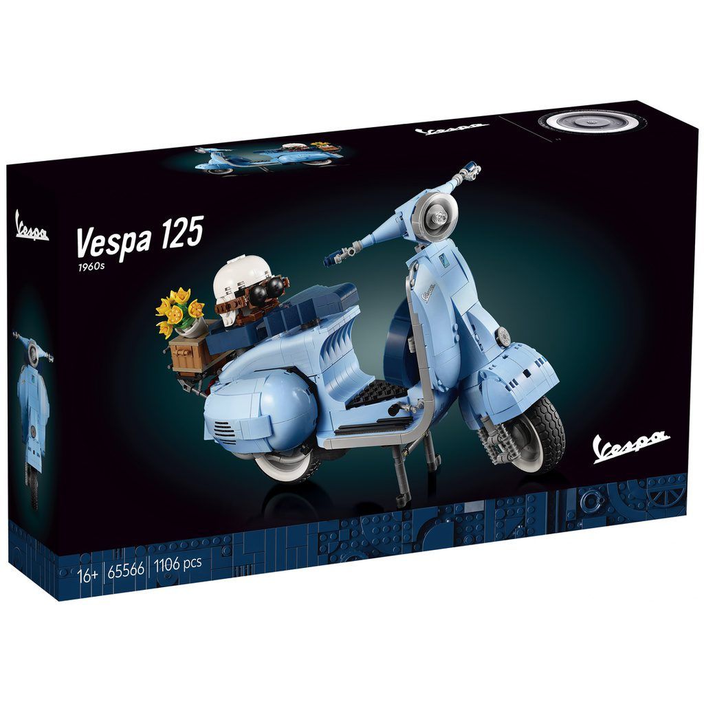  Mô Hình Nhựa 3D Lắp Ráp Xe Vespa 125cc Cổ Điển 65566 (1106 mảnh) - LG0067 