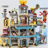  Mô Hình Nhựa 3D Lắp Ráp OEM Monkie Kid Phố Lồng Đèn 86999 (2187 mảnh, Lego 80066 The City of Lanterns) - LG0144 