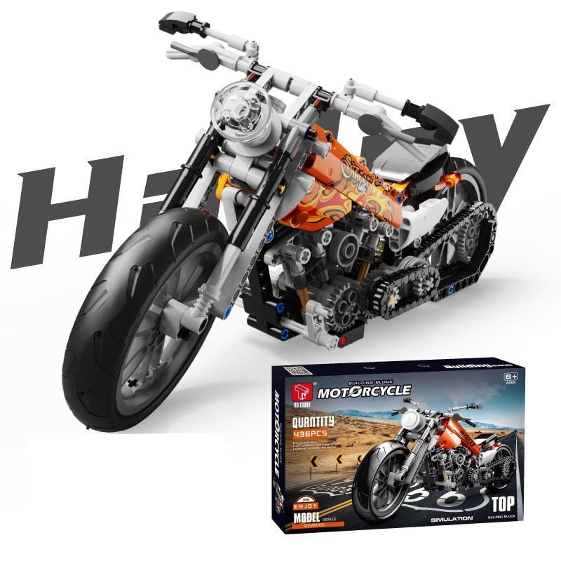  Mô Hình Nhựa 3D Lắp Ráp TGL Xe Mô Tô Harley Davidson Classic T3009 (436 mảnh) – LG0112 