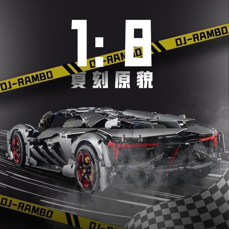  Mô Hình Nhựa 3D Lắp Ráp Kbox Siêu Xe Đua Lamborghini Terzo Millennio 10246B (3358 mảnh, có motor) 1:8 – LG0154 