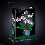  Mô Hình Nhựa 3D Lắp Ráp OEM Chậu Hoa Lan 10113 (711 mảnh, Orchid Flower) - LG0160 