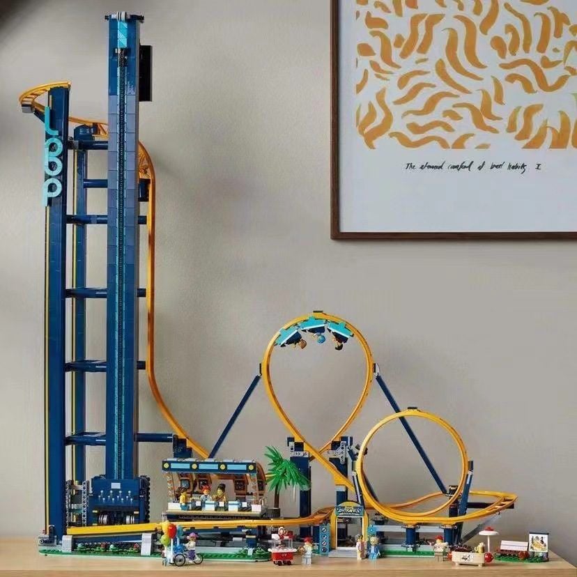  Mô Hình Nhựa 3D Lắp Ráp OEM Tàu Lượn Siêu Tốc Loop Coaster 13003 (3756 mảnh, Lego 10303) - LG0139 