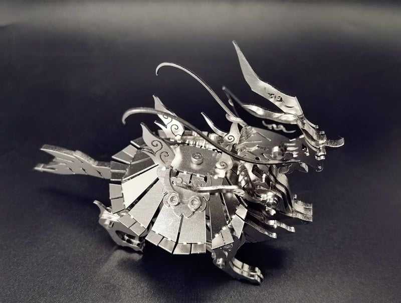  Mô Hình Kim Loại Lắp Ráp 3D Steel Warcraft Huyền Vũ (41 mảnh, Huyen Vu) - SW040 