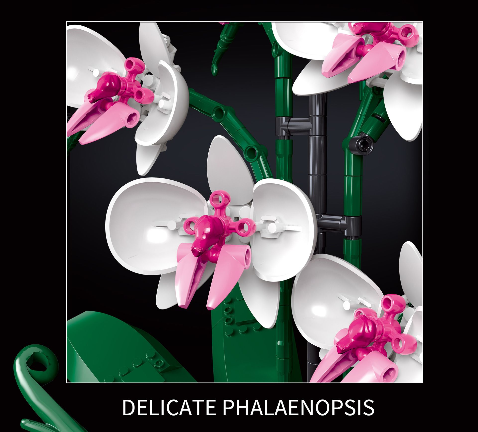  Mô Hình Nhựa 3D Lắp Ráp OEM Chậu Hoa Lan (711 mảnh, Orchid Flower) 10113 - LG0160 