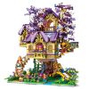 Mô Hình Nhựa 3D Lắp Ráp JUHANG Ngôi Nhà Trên Cây (2242 mảnh, Tree House có đèn LED) 86011– LG0117